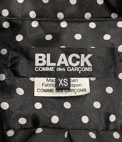 コムデギャルソン  ブラウス サテン ドッド 1K-B019      レディース SIZE XS  COMME des GARCONS