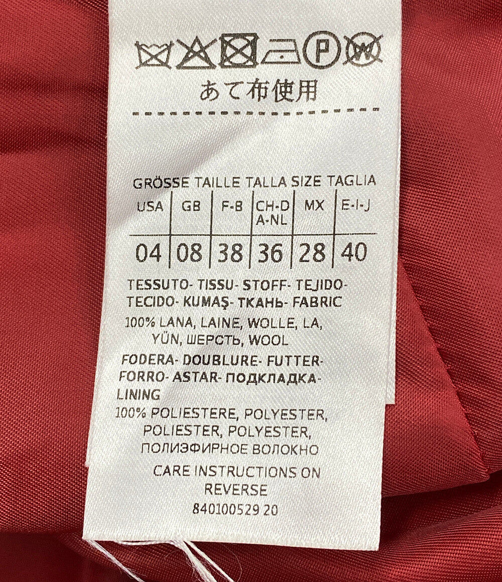 Max＆Co. マックス アンド コー コート レッド 60149418 レディース SIZE 40