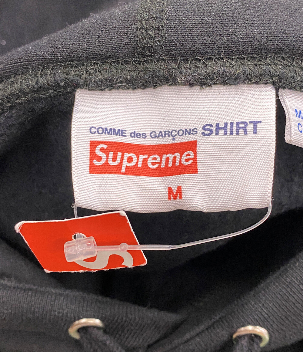 Supreme Comme Des Garcons SHIRT コムデギャルソンシャツ パーカー Box Logo Hooded Sweatshirt Black メンズ SIZE M シュプリーム