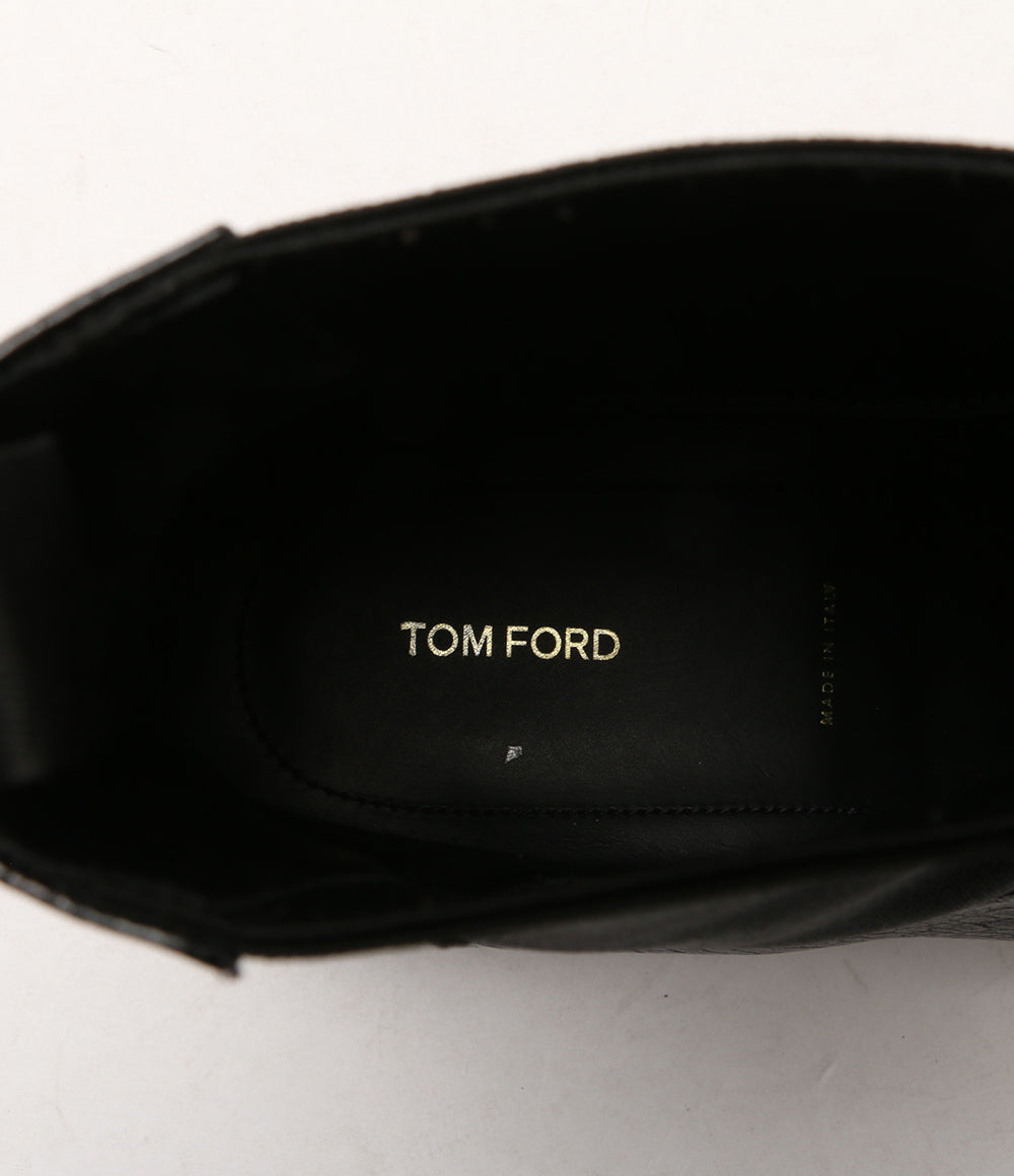 トムフォード ブーツ ブラック 型押し サイドゴア      メンズ SIZE 9  TOMFORD