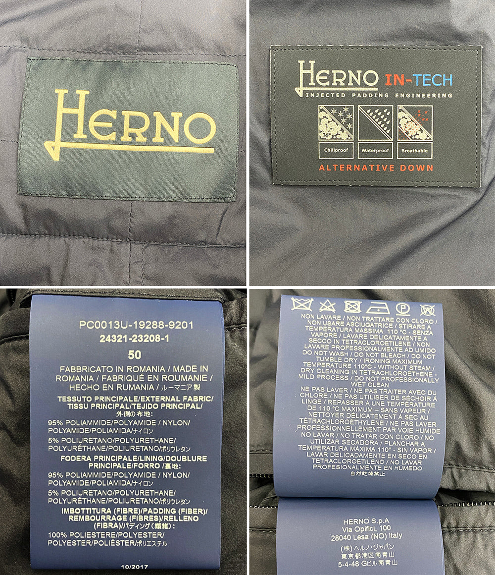 HERNO ナイロンジャケット 中綿入り メンズ SIZE 50 ヘルノ