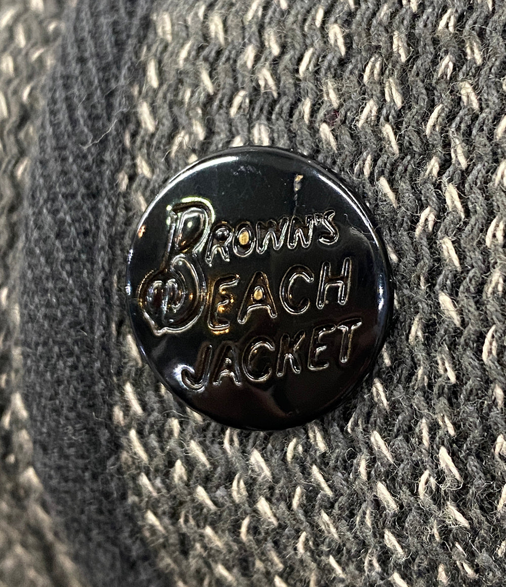 ブラウンズビーチジャケット ベスト グレー 524      メンズ SIZE 40  BROWN'S BEACH JACKET