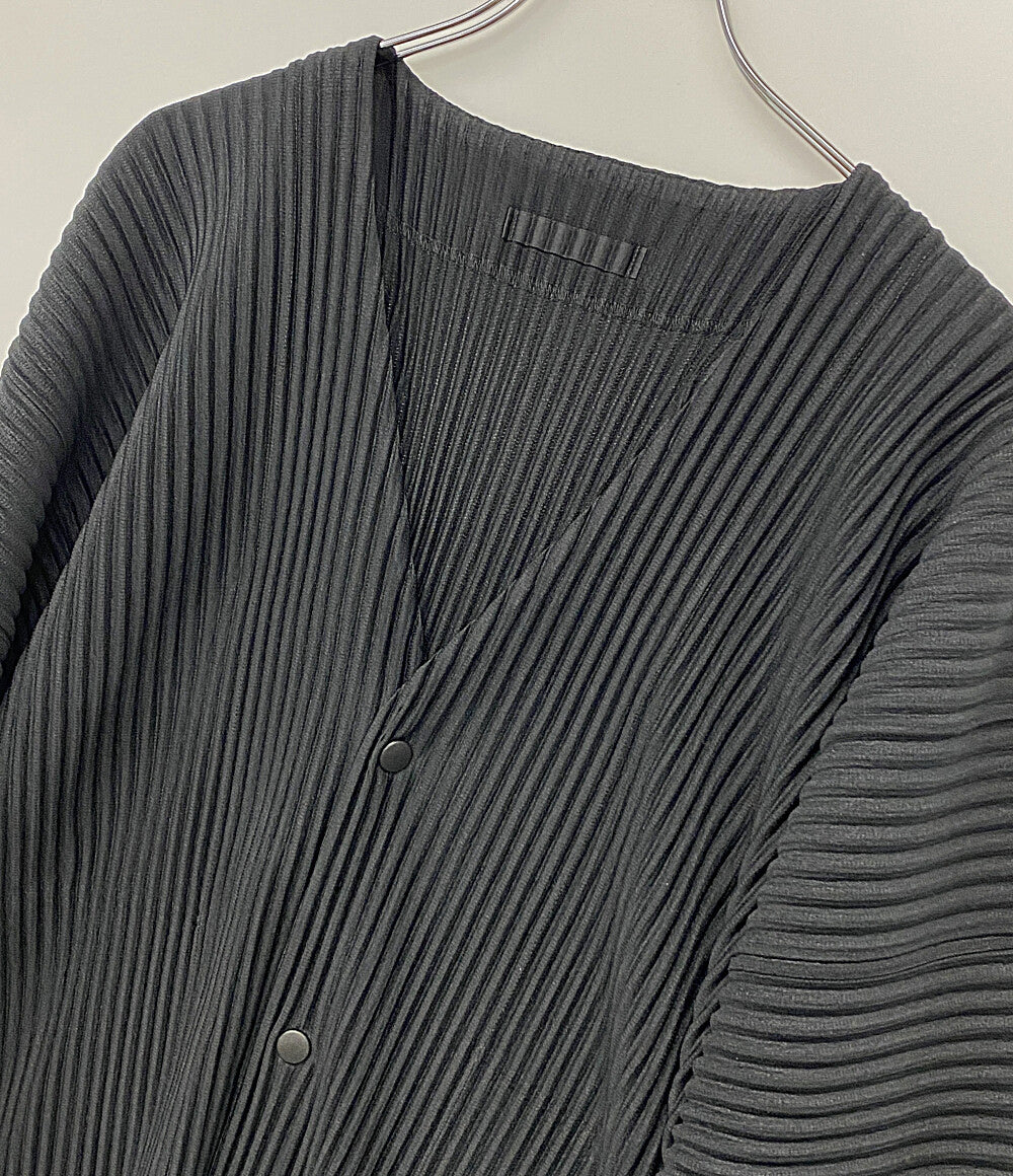 オム プリッセ イッセイミヤケ 美品 プリーツカーディガン 23SS    HP31JL105 メンズ SIZE 3  HOMME PLISSE ISSEY MIYAKE