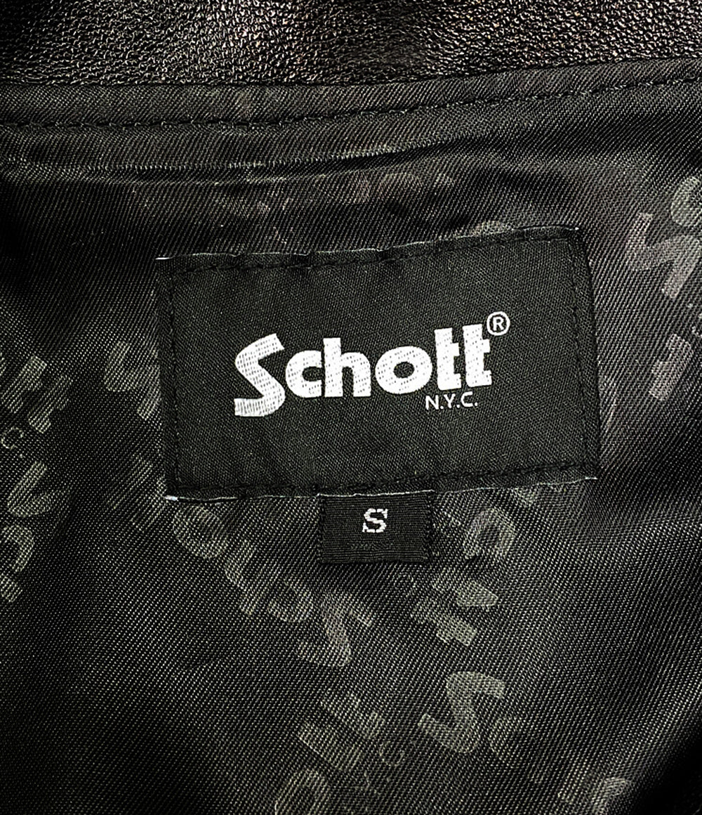 ショット  レザージャケット ブラック      メンズ   SCHOTT