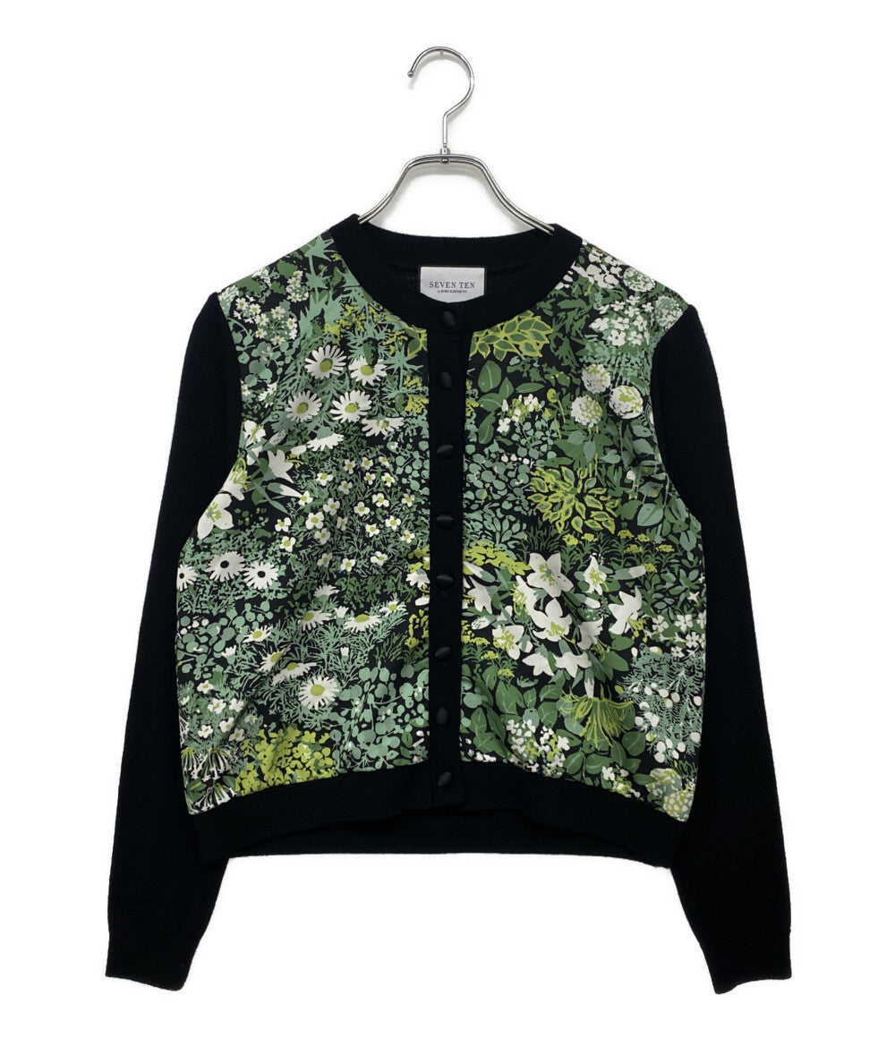 SEVEN TEN セブンテン プリントカーディガン 23SS 7A214 レディース SIZE M