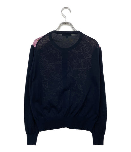 Drawer レース切替カーディガン 6515-106-0383 レディース SIZE 1 ドゥロワー