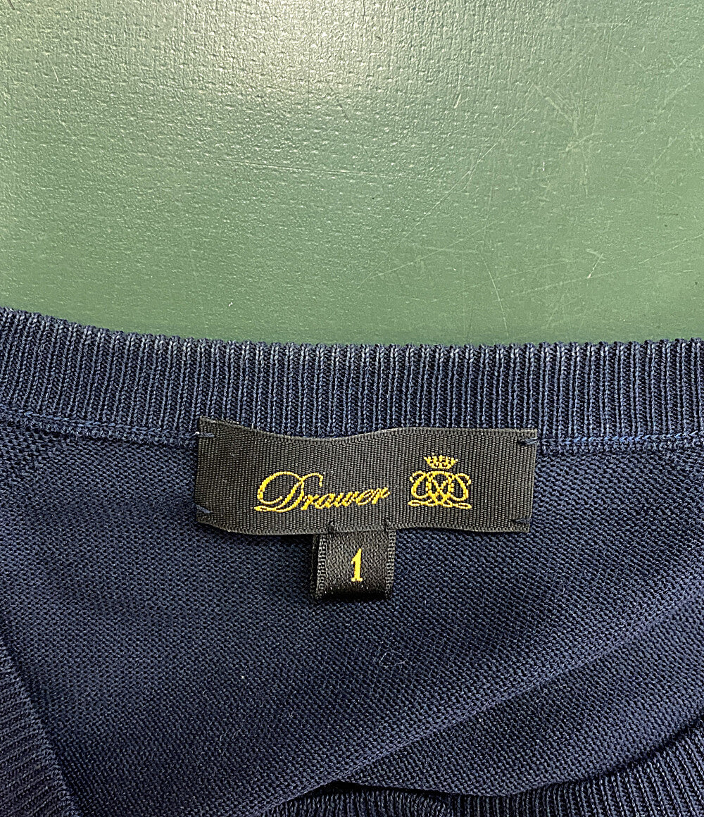 Drawer レース切替カーディガン 6515-106-0383 レディース SIZE 1 ドゥロワー