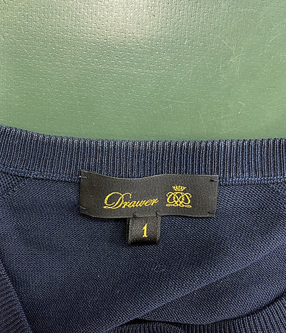 Drawer レース切替カーディガン 6515-106-0383 レディース SIZE 1 ドゥロワー