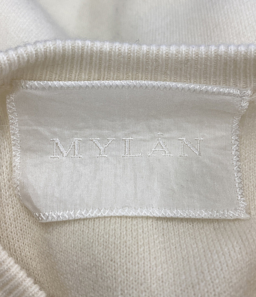 MYLAN マイラン ウールカシミヤニット オープンショルダー レディース SIZE F