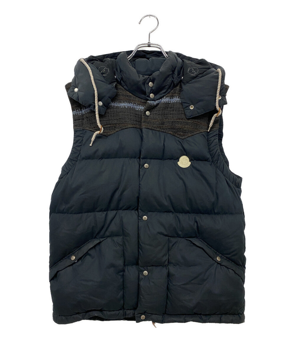 MONCLER ダウンベスト ブラック メンズ SIZE 2 モンクレール