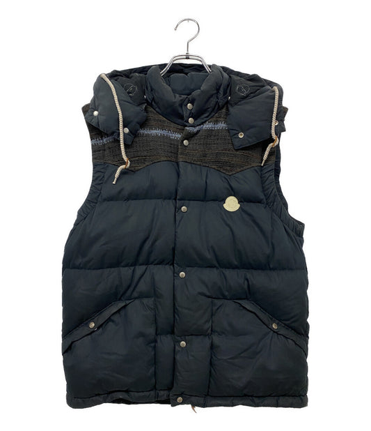 MONCLER ダウンベスト ブラック メンズ SIZE 2 モンクレール