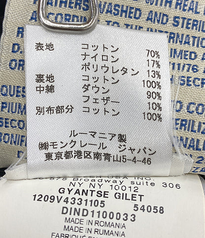 MONCLER ダウンベスト ブラック メンズ SIZE 2 モンクレール