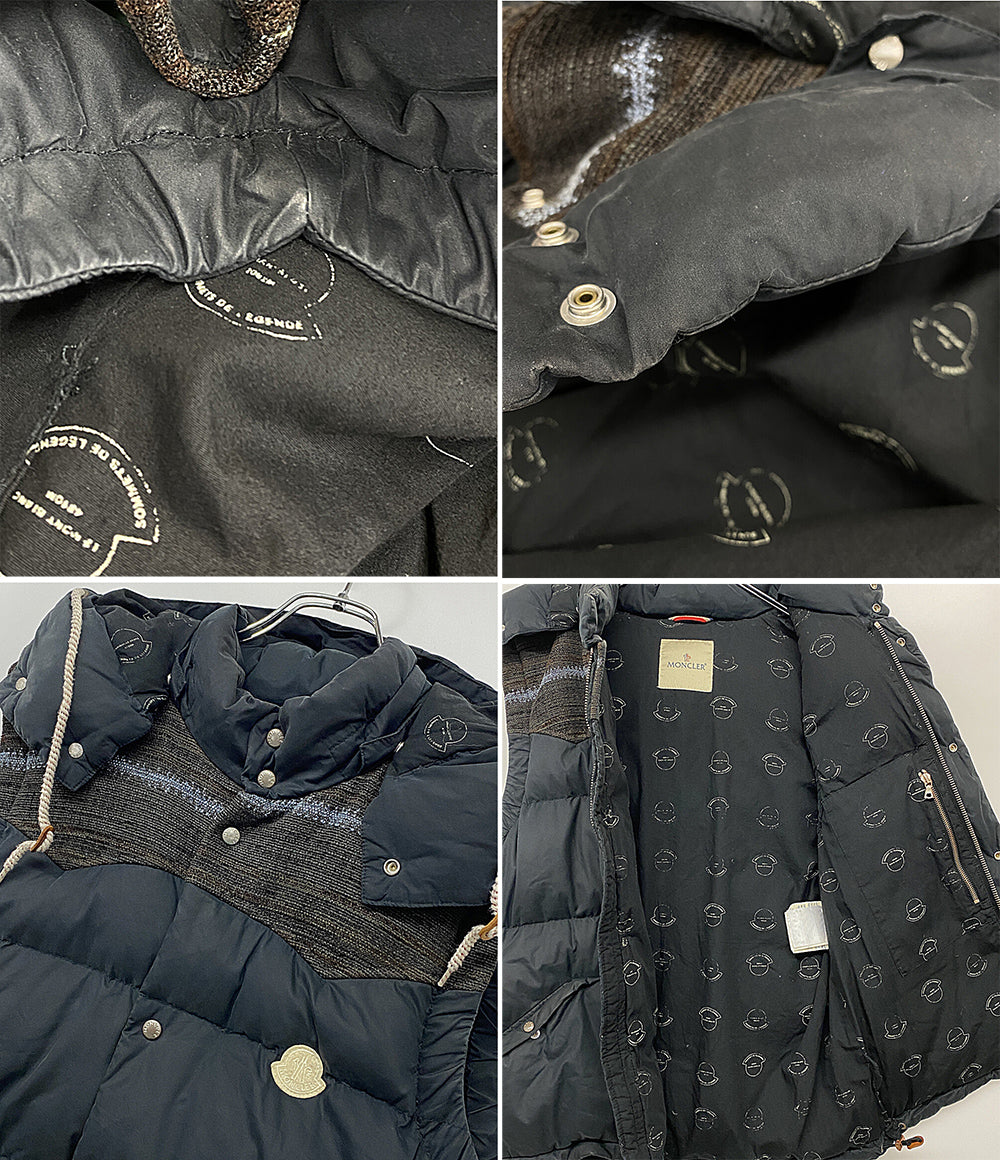 MONCLER ダウンベスト ブラック メンズ SIZE 2 モンクレール