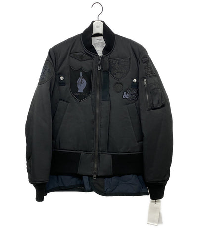 美品 sacai SPIEWAK スピワック ブルゾン Multi Patch Blouson 24-03545 メンズ SIZE 1 サカイ