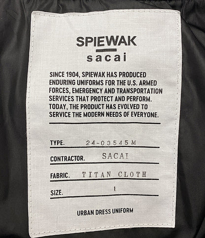 美品 sacai SPIEWAK スピワック ブルゾン Multi Patch Blouson 24-03545 メンズ SIZE 1 サカイ