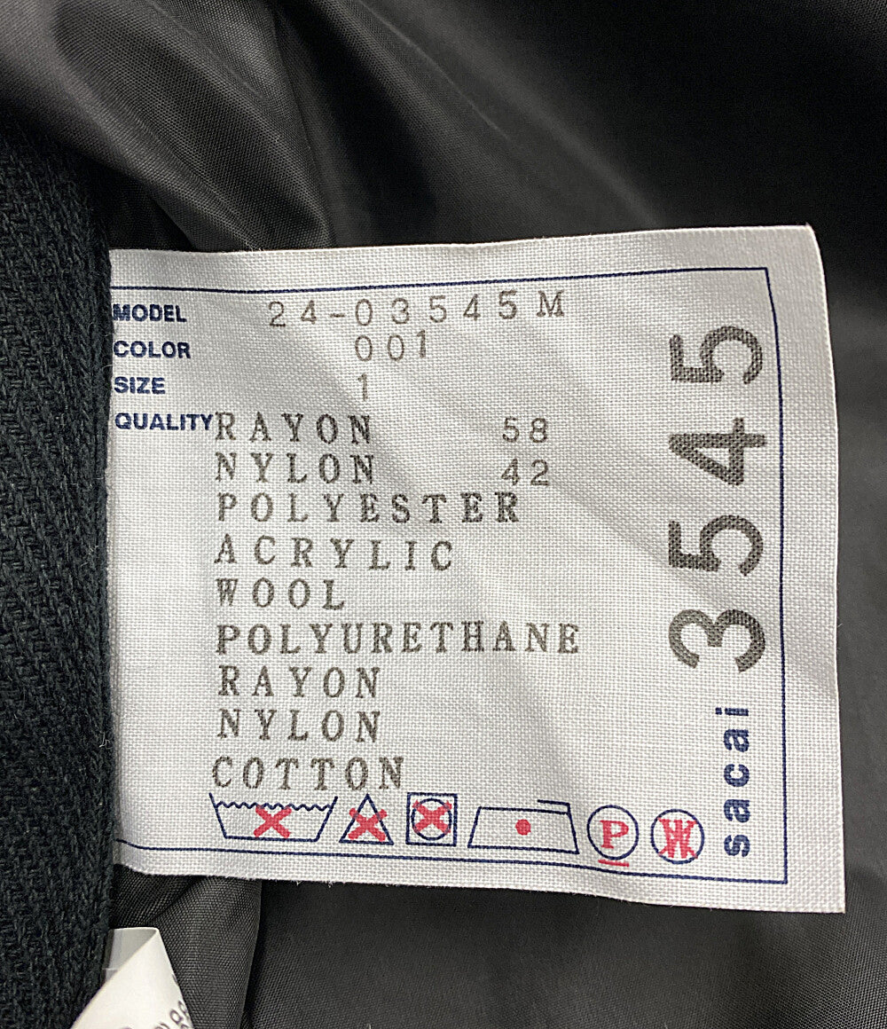 美品 sacai SPIEWAK スピワック ブルゾン Multi Patch Blouson 24-03545 メンズ SIZE 1 サカイ