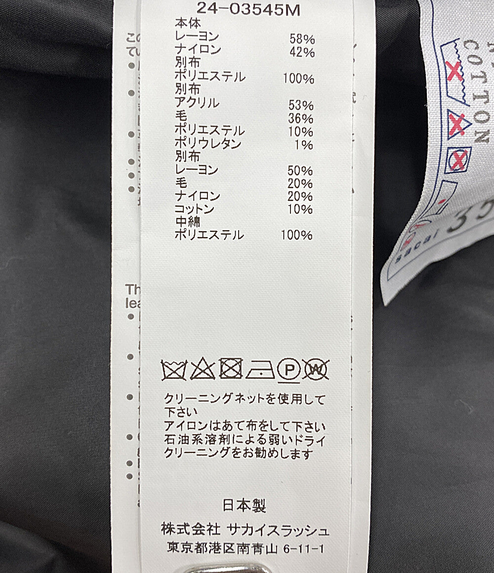 美品 sacai SPIEWAK スピワック ブルゾン Multi Patch Blouson 24-03545 メンズ SIZE 1 サカイ