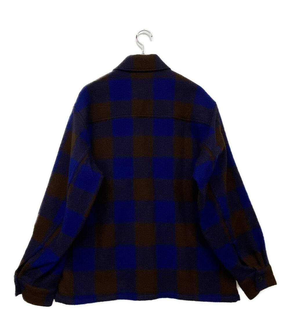 LEMAIRE シャツジャケット ウール 1159-343-8483 メンズ SIZE M ルメール