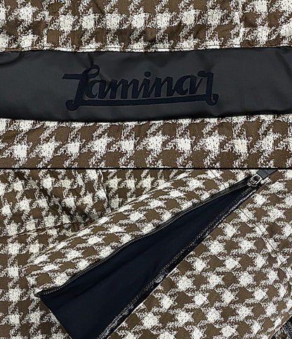HERNO ダウンコート LAMINAR 47268-41674 ブラウン 千鳥格子 レディース SIZE 40 ヘルノ