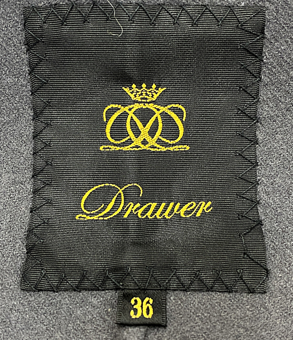 Drawer ケヌキムソウコート ノーカラー 6525-234-0709 レディース SIZE 36 ドゥロワー