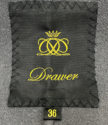 Drawer ケヌキムソウコート ノーカラー 6525-234-0709 レディース SIZE 36 ドゥロワー