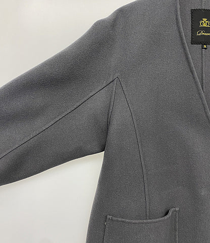 Drawer ケヌキムソウコート ノーカラー 6525-234-0709 レディース SIZE 36 ドゥロワー