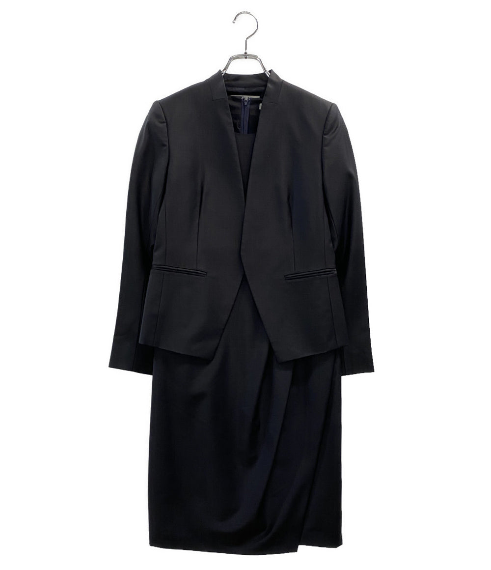theory luxe SAXONY.SOFT ウール 黒 スカートスーツ 38 theory luxe SAXONY.SOFT ウール 黒 スカートスーツ 38