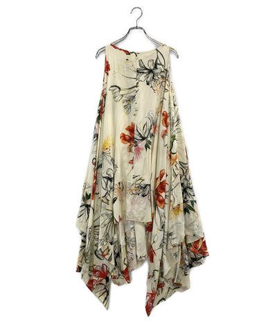 アレキサンダーマックイーン ノースリーブワンピース 花柄ワンピース レディース SIZE 38 ALEXANDER MCQUEEN