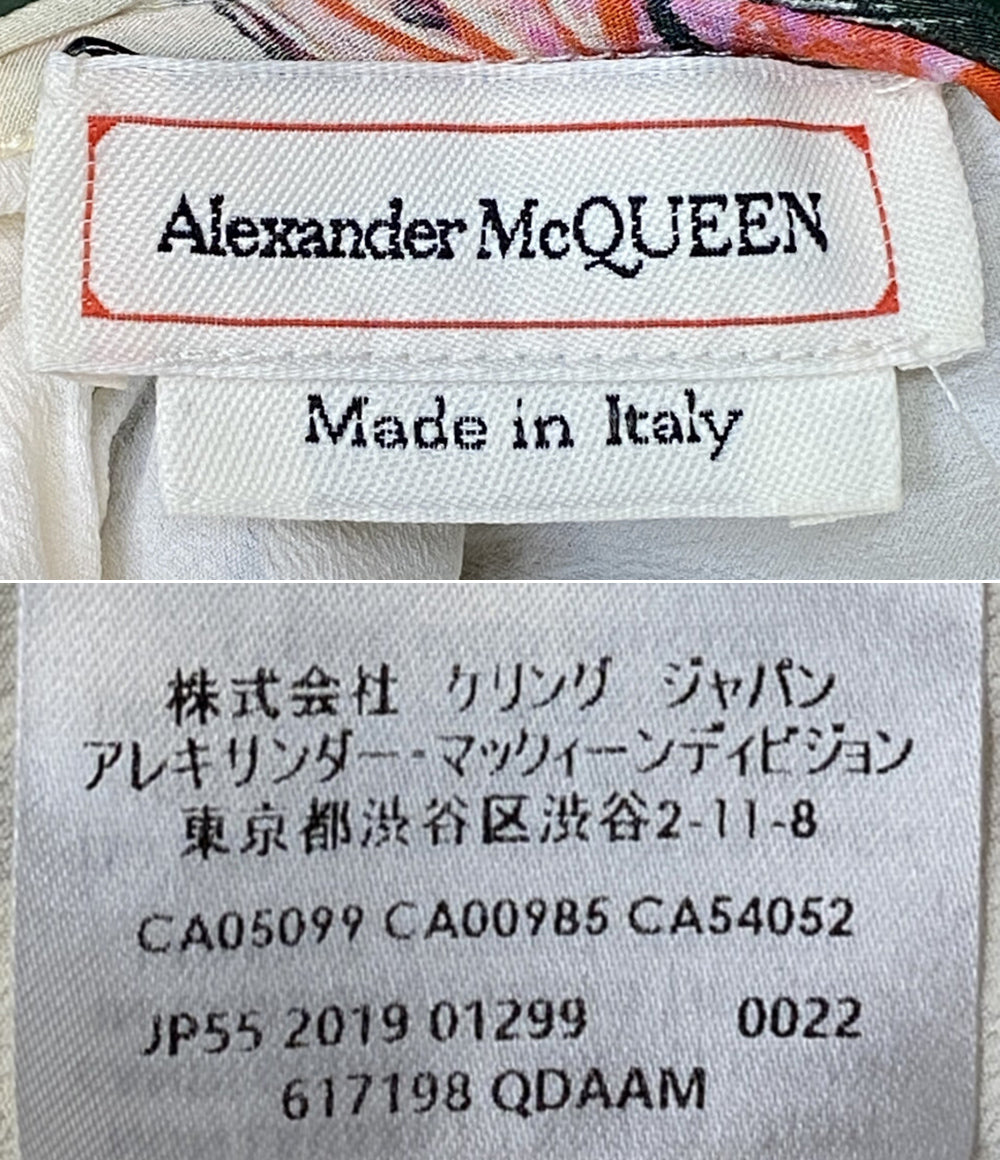 アレキサンダーマックイーン ノースリーブ ワンピース 花柄 アレキサンダーマックイーン ノースリーブワンピース 花柄ワンピース