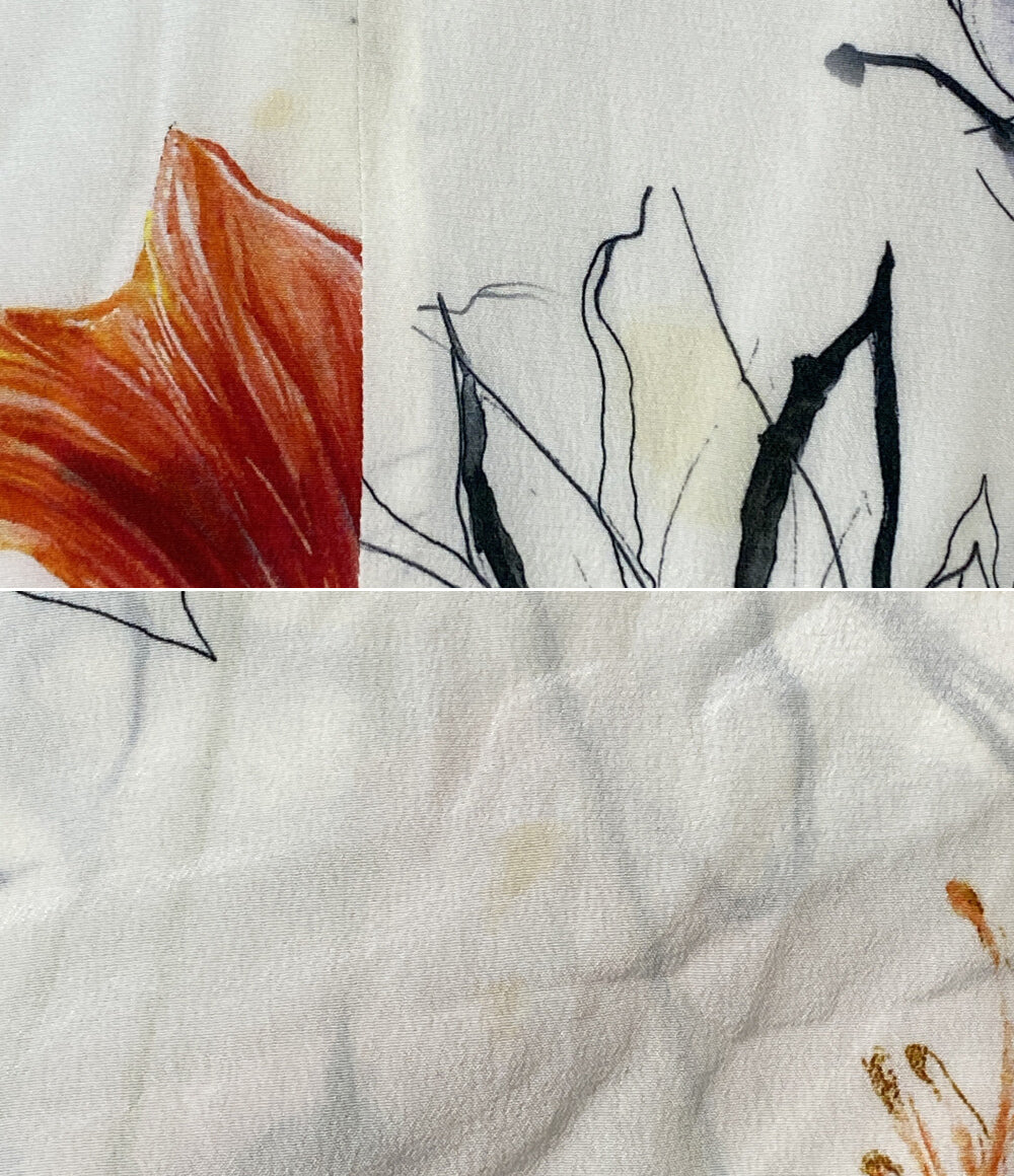 アレキサンダーマックイーン ノースリーブワンピース 花柄ワンピース レディース SIZE 38 ALEXANDER MCQUEEN