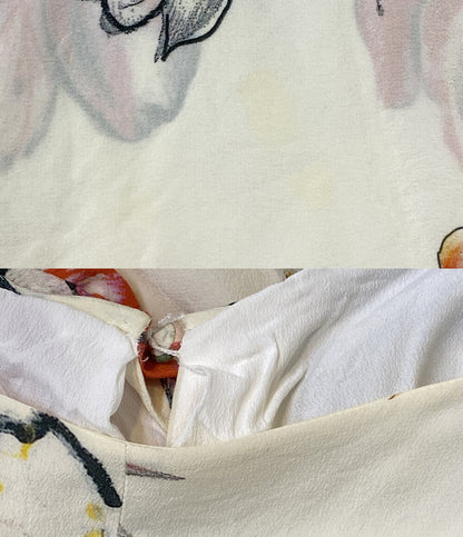 アレキサンダーマックイーン ノースリーブワンピース 花柄ワンピース レディース SIZE 38 ALEXANDER MCQUEEN