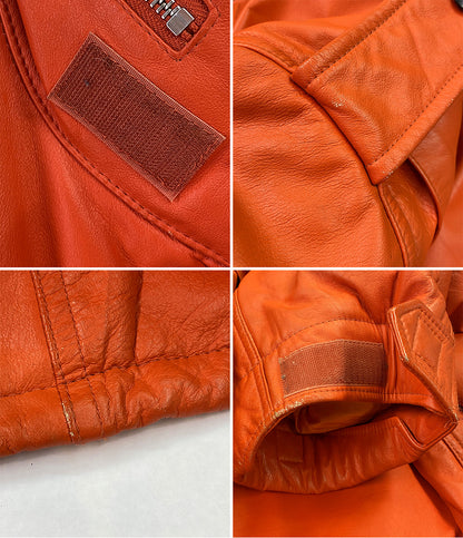 A BATHING APE ダウンジャケット レザーダウン M-65 メンズ SIZE M アベイシングエイプ