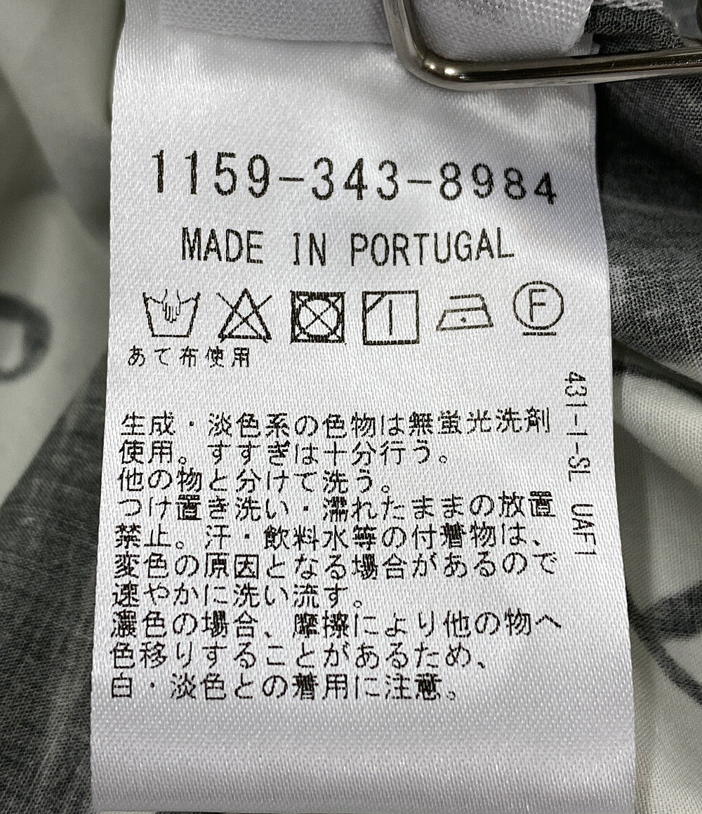 ジャックムー 美品 半袖シャツ 1159-343-8984 総柄 ホワイト      メンズ SIZE 48  JACQUEMUS