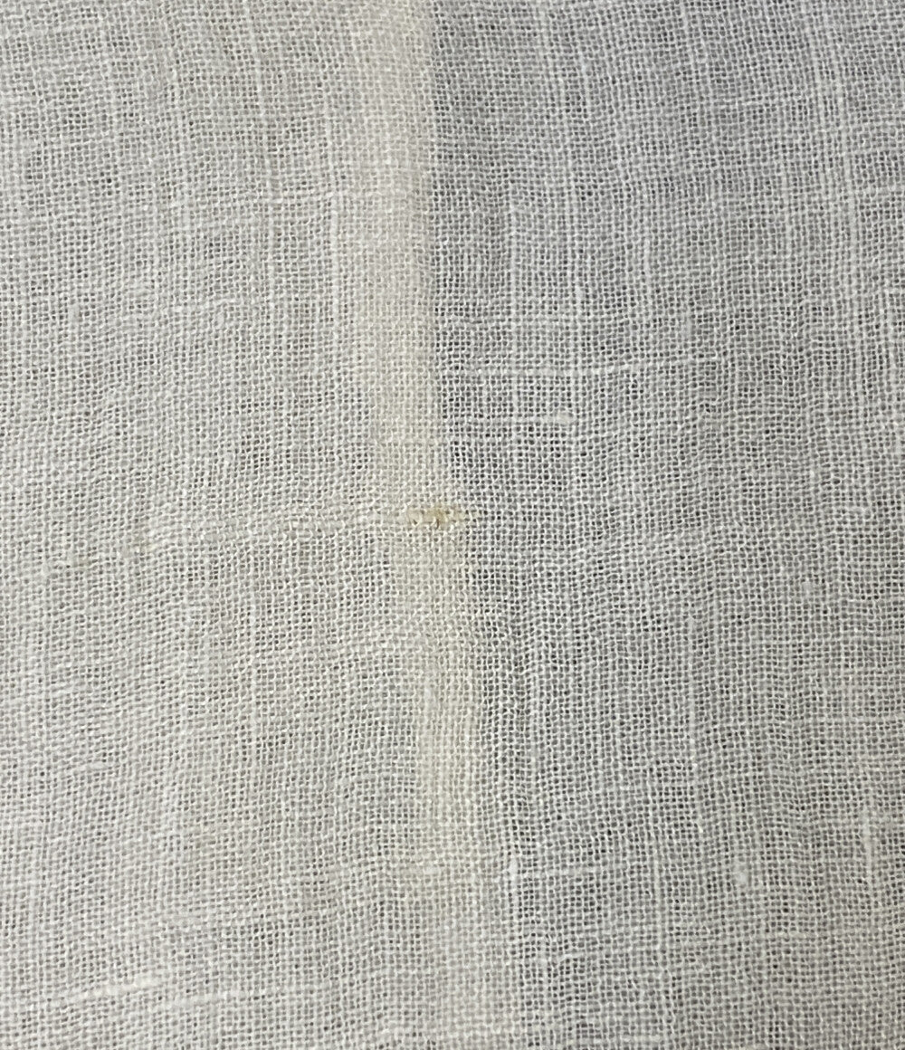 マーティーアンドサンズ 半袖シャツ リネン ホワイト MT4103-0614 メンズ SIZE 4 MAATEE＆SONS