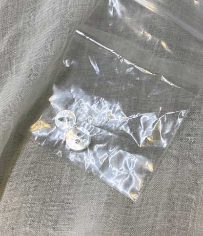 マーティーアンドサンズ 半袖シャツ リネン ホワイト MT4103-0614 メンズ SIZE 4 MAATEE＆SONS