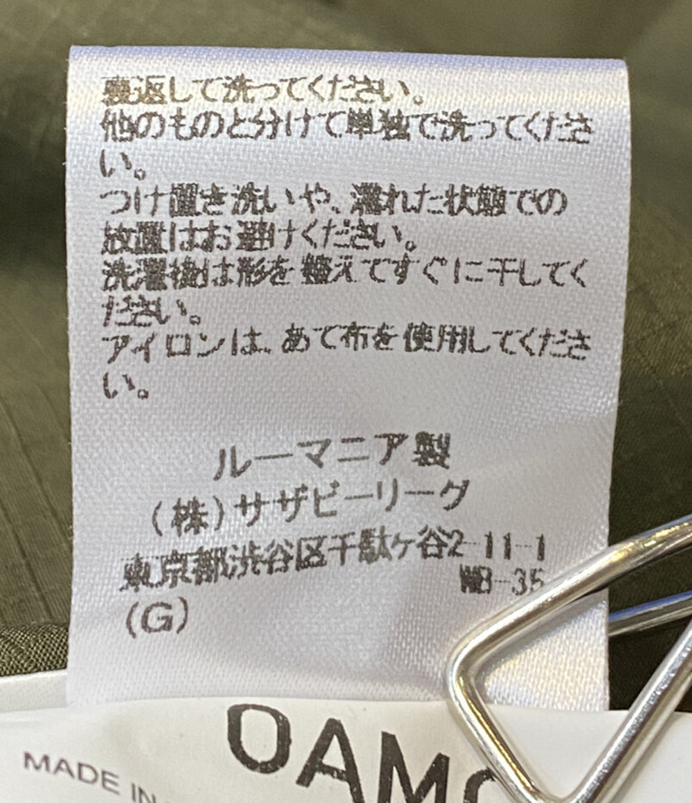 OAMC 半袖シャツ SALLY SHIRT カーキ 24E28OAU23 メンズ SIZE L オーエーエムシー