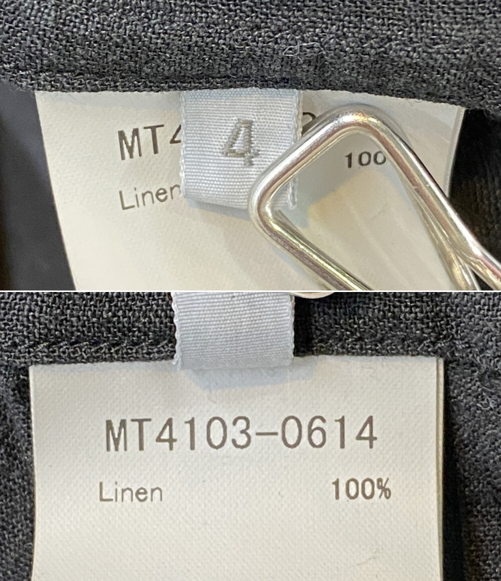マーティーアンドサンズ 半袖シャツ ブラック     MT4103-0614 メンズ SIZE 4  MAATEE＆SONS