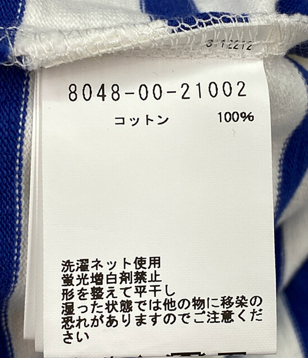 ナイジェルケーボン 半袖Ｔシャツ ボーダー ブルー メンズ SIZE 52 NIGEL CABOURN