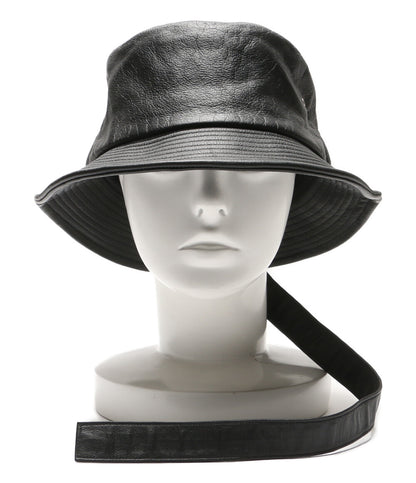 ピースマイナスワン ハット LEATHER BUCKET HUT      メンズ   PEACEMINUSONE