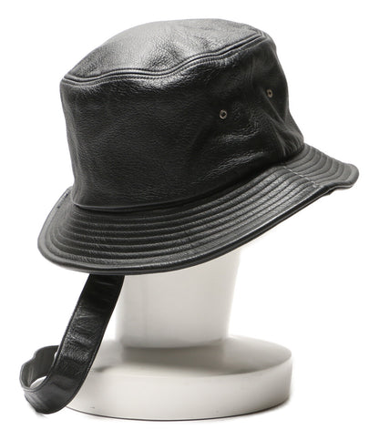 ピースマイナスワン ハット LEATHER BUCKET HUT      メンズ   PEACEMINUSONE