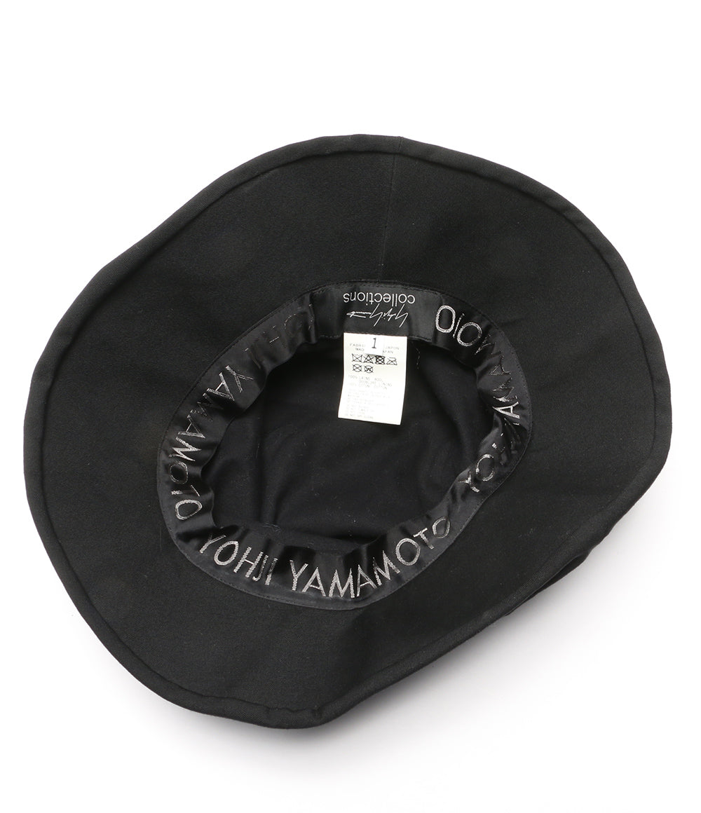 ヨウジヤマモト  ハット ギャバジンドレープクロシェット      メンズ SIZE 1  YOHJI YAMAMOTO