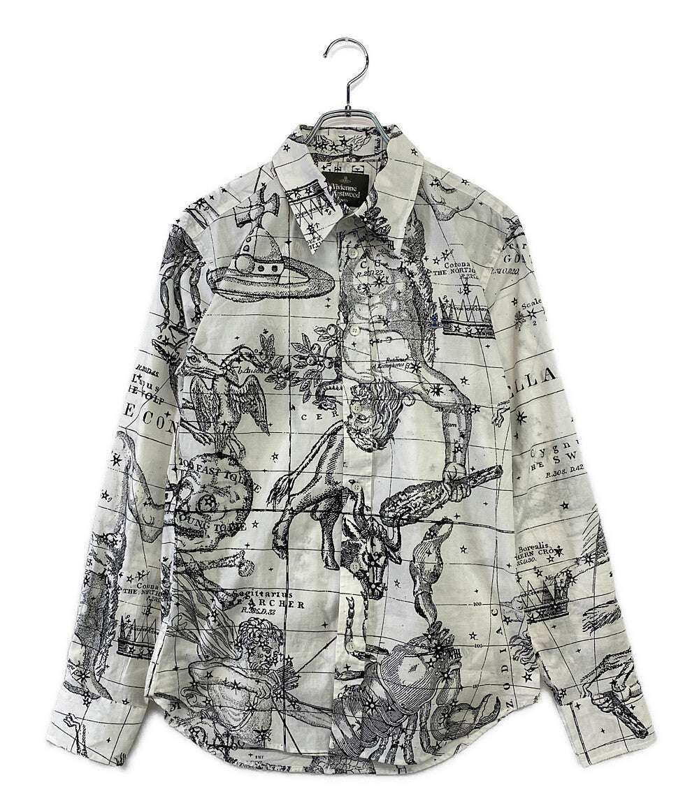 ヴィヴィアンウエストウッド  長袖シャツ 総柄       メンズ SIZE 46  VIVIENNE WESTWOOD