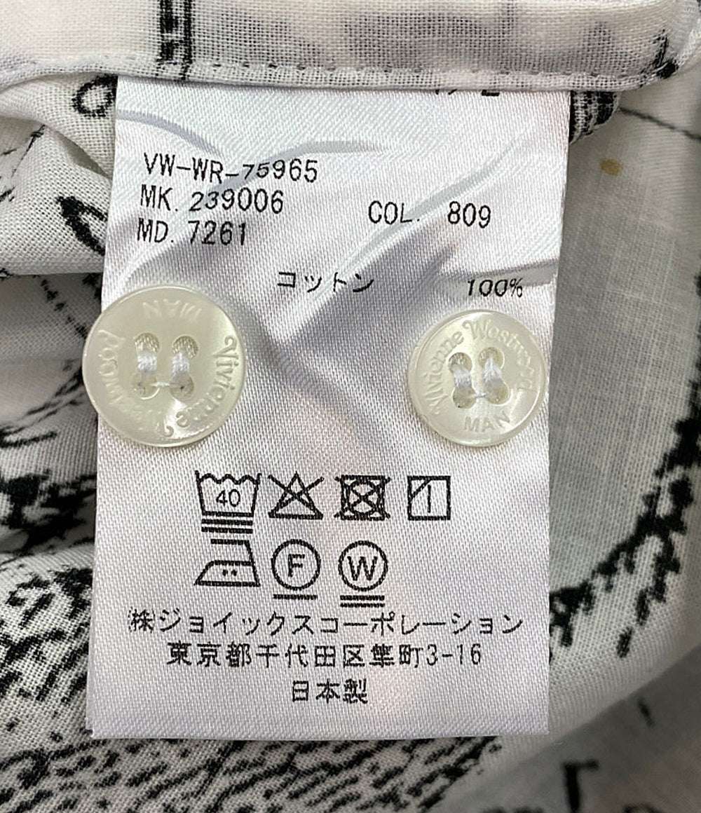 ヴィヴィアンウエストウッド  長袖シャツ 総柄       メンズ SIZE 46  VIVIENNE WESTWOOD