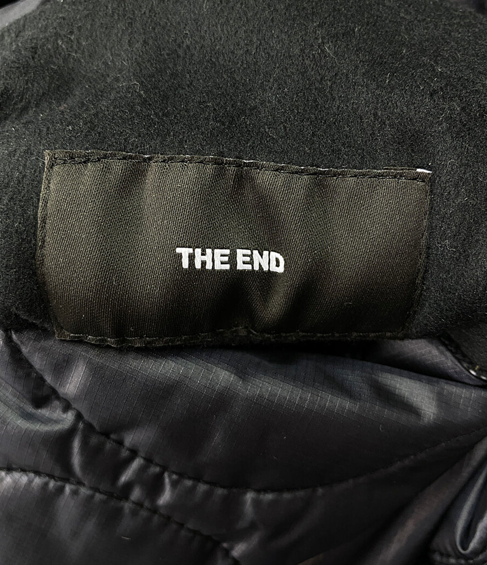 THE END ジエンド キルティングコート 裏ボア メンズ SIZE 4