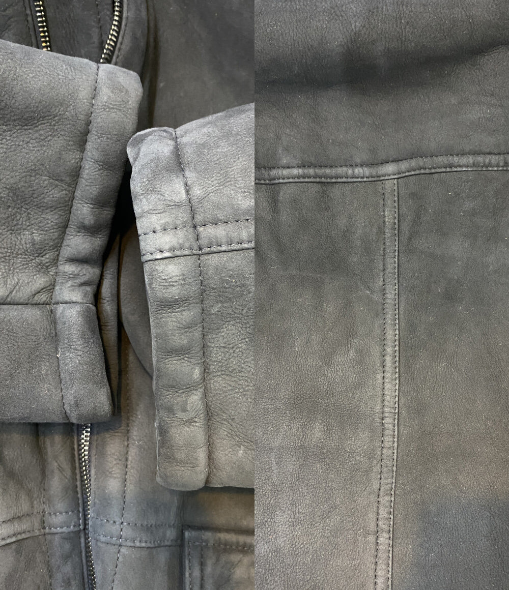 EMMETI／SOVEREIGN エンメティ ムートンコート ダークネイビー GIAPPONNE-006 メンズ SIZE 54 ソブリン