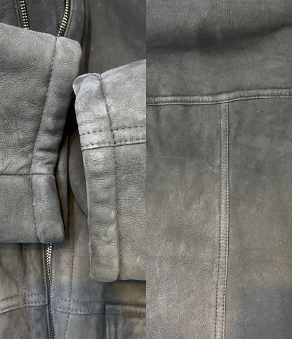 EMMETI／SOVEREIGN エンメティ ムートンコート ダークネイビー GIAPPONNE-006 メンズ SIZE 54 ソブリン