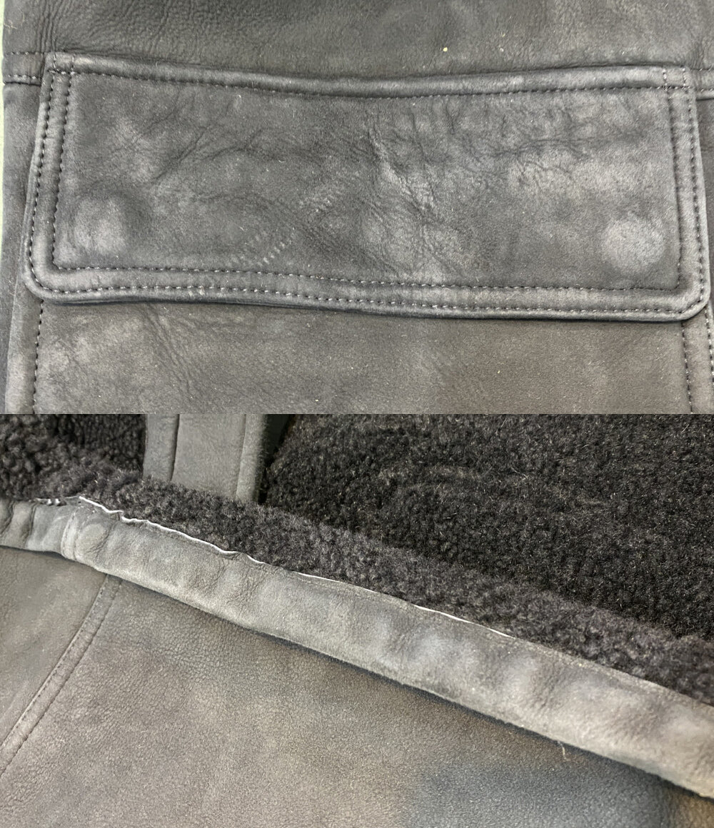 EMMETI／SOVEREIGN エンメティ ムートンコート ダークネイビー GIAPPONNE-006 メンズ SIZE 54 ソブリン