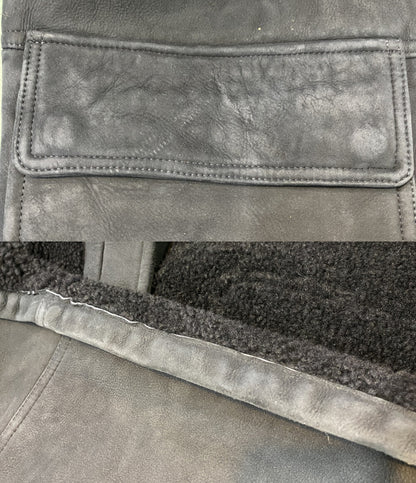 EMMETI／SOVEREIGN エンメティ ムートンコート ダークネイビー GIAPPONNE-006 メンズ SIZE 54 ソブリン