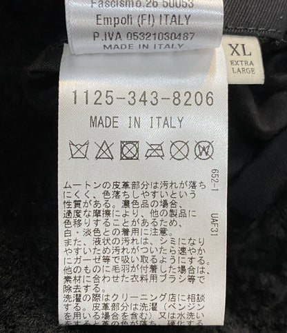 hLam コート ムートン 1125-343-8206 メンズ SIZE XL ラム