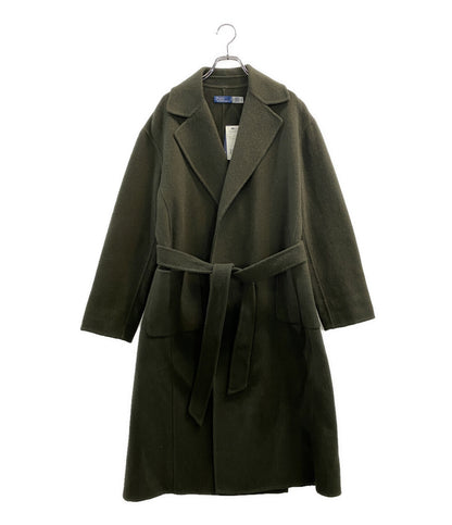 美品 POLO RALPH LAUREN ダブルフェイスドウールラップコート レディース SIZE XS ポロ・ラルフローレン